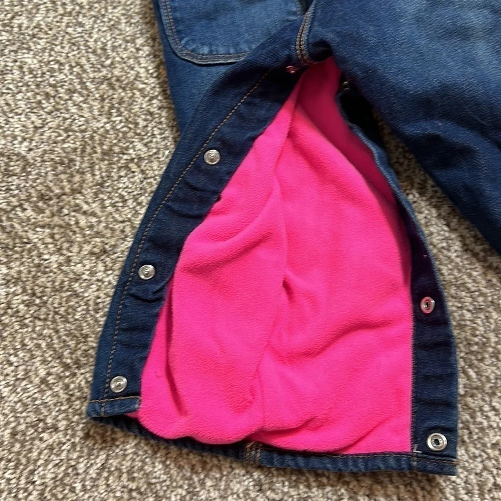 OshKosh B'Gosh Fleece Lined Denim Overalls